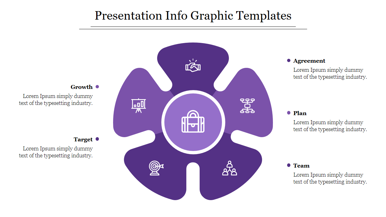 Presentation InfoGraphic Templates-5-Purple
